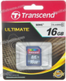 Transcend 16GB SDHC Cartão de Memória SD Mega (Speed ​​Class 10 High)