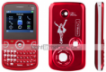 redberry - triple sim 2,2 polegadas teclado QWERTY de teclado de telefone celular (tv, fm, g-sensor) preto ou vermelho 